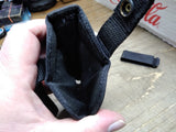Uncle Mike's Sidekick Black Canvas 6" Pistol Holster 3" Barrel Right Hand