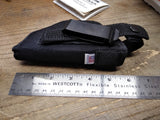 Uncle Mike's Sidekick Black Canvas 6" Pistol Holster 3" Barrel Right Hand
