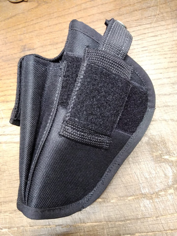 Black Canvas 6" Pistol Holster 3" Barrel Right Handed