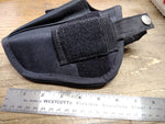 Black Canvas 6" Pistol Holster 3" Barrel Right Handed