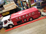 Vtg 1960s Texaco Jet Fuel Truck Steering Wheels Park Co 23" Pressed Steel w/Box!
