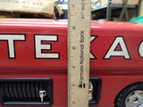 Vtg 1960s Texaco Jet Fuel Truck Steering Wheels Park Co 23" Pressed Steel w/Box!