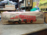 Vtg 1960s Texaco Jet Fuel Truck Steering Wheels Park Co 23" Pressed Steel w/Box!