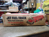 Vtg 1960s Texaco Jet Fuel Truck Steering Wheels Park Co 23" Pressed Steel w/Box!