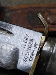 Vtg EIG Solingen Germany Fixed Blade Hunting Knife Carved Stag Handle w/Sheath