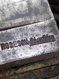 Vtg WW2 Robeson Shuredge USA Combat Fighting Knife Stacked Leather Handle Sheat