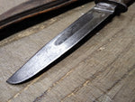 Vtg WW2 Robeson Shuredge USA Combat Fighting Knife Stacked Leather Handle Sheat