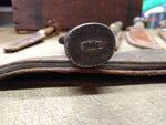 Vtg WW2 Robeson Shuredge USA Combat Fighting Knife Stacked Leather Handle Sheat