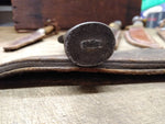 Vtg WW2 Robeson Shuredge USA Combat Fighting Knife Stacked Leather Handle Sheat