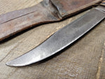 Vtg Edge Mark 473 Solingen Germany Fixed Blade Hunting Knife Stag Handle Sheath