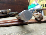 Vtg Western USA Fixed Blade Hunting Bird Trout Knife Jigged Stag Handle wSheath