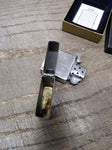 Vtg Zippo Camel Logo Brass Cigarette Lighter 1932 1992 Initial KLW Nice W/Box!