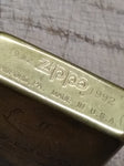 Vtg Zippo Camel Logo Brass Cigarette Lighter 1932 1992 Initial KLW Nice W/Box!