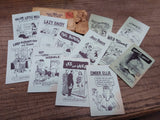 Vtg 12 Pc 1955 Erotic Adult Cartoon Mini Joke Book Lot McCoy Print Shop Chicago