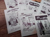 Vtg 12 Pc 1955 Erotic Adult Cartoon Mini Joke Book Lot McCoy Print Shop Chicago