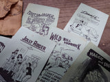 Vtg 12 Pc 1955 Erotic Adult Cartoon Mini Joke Book Lot McCoy Print Shop Chicago