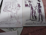 Vtg 12 Pc 1955 Erotic Adult Cartoon Mini Joke Book Lot McCoy Print Shop Chicago