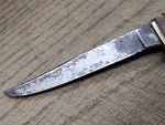 Vtg Edge Mark 489 Solingen Germany Fixed Blade Hunting Knife Antler Stag Handle