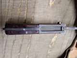Vtg 1980s Czechoslovakian 9V700 Bayonet Fighting Knife 11 1/8" Leather Scabbard