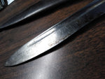 Vtg WW2 TOLEDO Spanish Mauser M1941 Bolo Bayonet Fighting Knife w/Scabbard