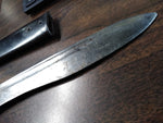 Vtg WW2 TOLEDO Spanish Mauser M1941 Bolo Bayonet Fighting Knife w/Scabbard
