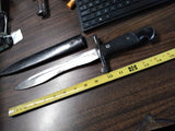 Vtg WW2 TOLEDO Spanish Mauser M1941 Bolo Bayonet Fighting Knife w/Scabbard