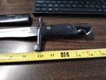 Vtg WW2 TOLEDO Spanish Mauser M1941 Bolo Bayonet Fighting Knife w/Scabbard