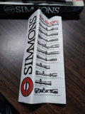 Simmons Model #1002 4x15 Rifle Scope Hunting Target Shooting Gun w/Box & Papers