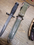 Vtg CAMILLUS US M4 Bayonet with US M8A1 VP CO Scabbard 6.25" Blade Nice Shape!