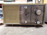 Vtg General Electric Solid State Table Top Am/Fm Clock Radio AM Works Repair Lot