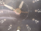 Vtg Zenith Table Top Tube Am Clock Radio Clock Works Parts Repair Lot Nice Case!
