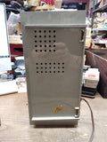 Vtg Zenith Table Top Tube Am Clock Radio Clock Works Parts Repair Lot Nice Case!