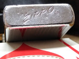 Vtg 1964 Zippo Slim Lighter Diamond & Pin Stripe Patterns Inscribed STAN w/Box