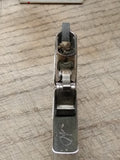 Vtg 1964 Zippo Slim Lighter Diamond & Pin Stripe Patterns Inscribed STAN w/Box