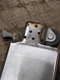Vtg 1964 Zippo Slim Lighter Diamond & Pin Stripe Patterns Inscribed STAN w/Box