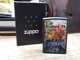 Sealed 2009 Zippo Lighter Bradford Pa Steam Locomotive Matt Black & Brass w/Box!