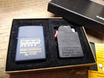 Vtg 1997 Zippo Zip Light Flashlight w/Matt Blue Case Hershey Pa Light Refill Box