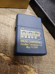 Vtg 1997 Zippo Zip Light Flashlight w/Matt Blue Case Hershey Pa Light Refill Box