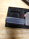 Vtg 1997 Zippo Zip Light Flashlight w/Matt Blue Case Hershey Pa Light Refill Box