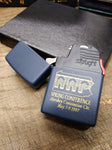 Vtg 1997 Zippo Zip Light Flashlight w/Matt Blue Case Hershey Pa Light Refill Box