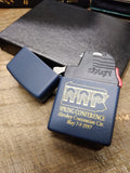 Vtg 1997 Zippo Zip Light Flashlight w/Matt Blue Case Hershey Pa Light Refill Box
