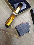 Vtg 1997 Zippo Zip Light Flashlight w/Matt Blue Case Hershey Pa Light Refill Box