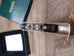 Vtg 1998 Zippo Lighter Scrimshaw Sailing Ship and Lighthouse 2 Sided USA w/Box!
