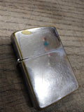 Vtg 1991 Zippo Pipe Lighter Brushed Chrome w/Patina Nice Snap Made In USA!