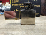Vtg 1991 Zippo Pipe Lighter Brushed Chrome w/Patina Nice Snap Made In USA!