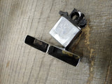 Vtg 1991 Zippo Pipe Lighter Brushed Chrome w/Patina Nice Snap Made In USA!
