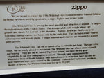 Vtg Never Used 1996 Zippo Lighter Case Knife Whitetail Deer Scrimshaw Set w/Box!