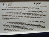 Vtg Never Used 1996 Zippo Lighter Case Knife Whitetail Deer Scrimshaw Set w/Box!