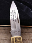 Vtg Never Used 1996 Zippo Lighter Case Knife Whitetail Deer Scrimshaw Set w/Box!