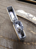 Vtg Never Used 1996 Zippo Lighter Case Knife Whitetail Deer Scrimshaw Set w/Box!
